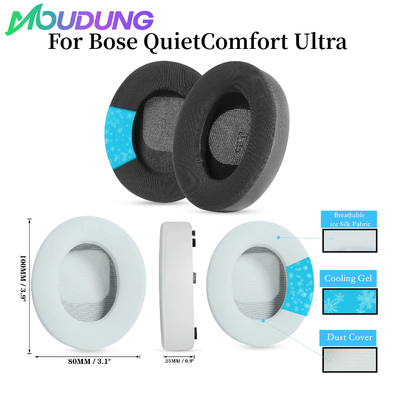 MOUDUNG Cooling Gel Ear Pads f - Bose Headphone Qc Ultra 评论和价格