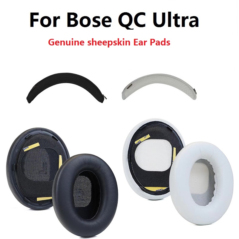 Genuine sheepskin Ear Pads for - Bose Headphone Qc Ultra 评论和价格