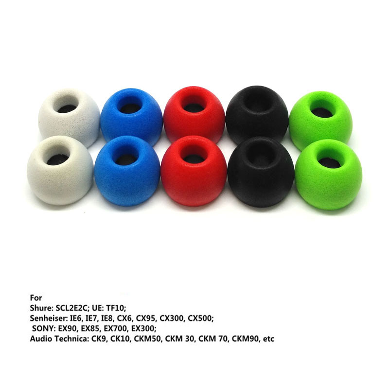 1Pair ANJIRUI Memory Foam Eart - Earphone Foam Tip 评论和价格