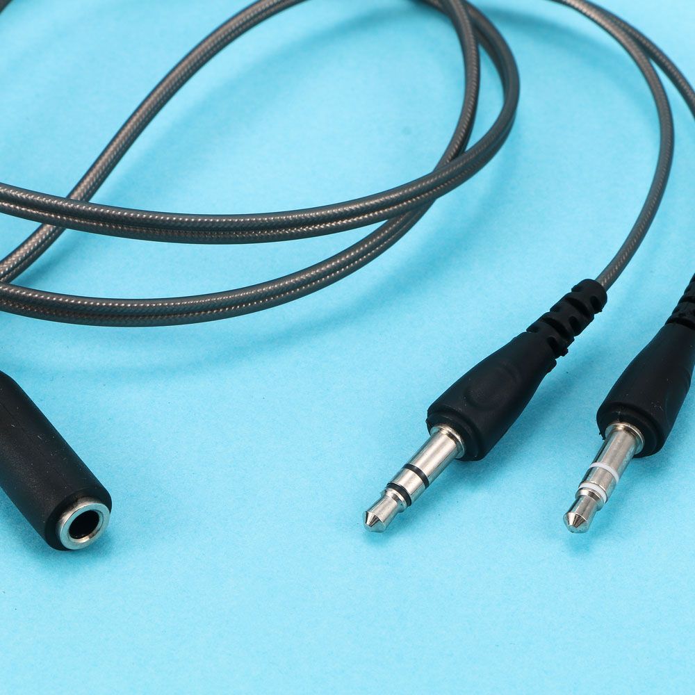 1M 3.5MM Female To 2 Male PC A - Earphone Splitter Jack 评论和价格