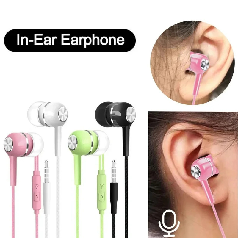 1/2/3/4Pcs 3.5mm Wired Earphon - Noise Cancelling Headphone 评论和价格