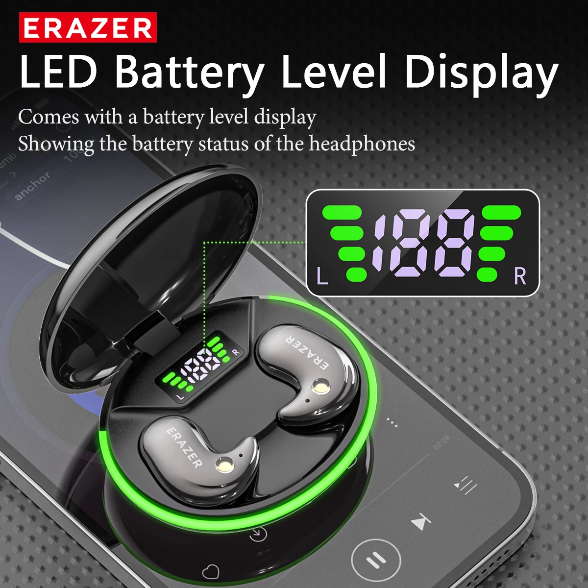 EARZER XF58 In-Ear Bluetooth H - Noise Cancelling Headphone 评论和价格