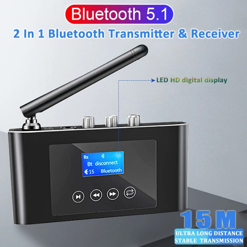 2 in 1 Long Range Bluetooth 5. - Bluetooth Adapter Receiver 评论和价格