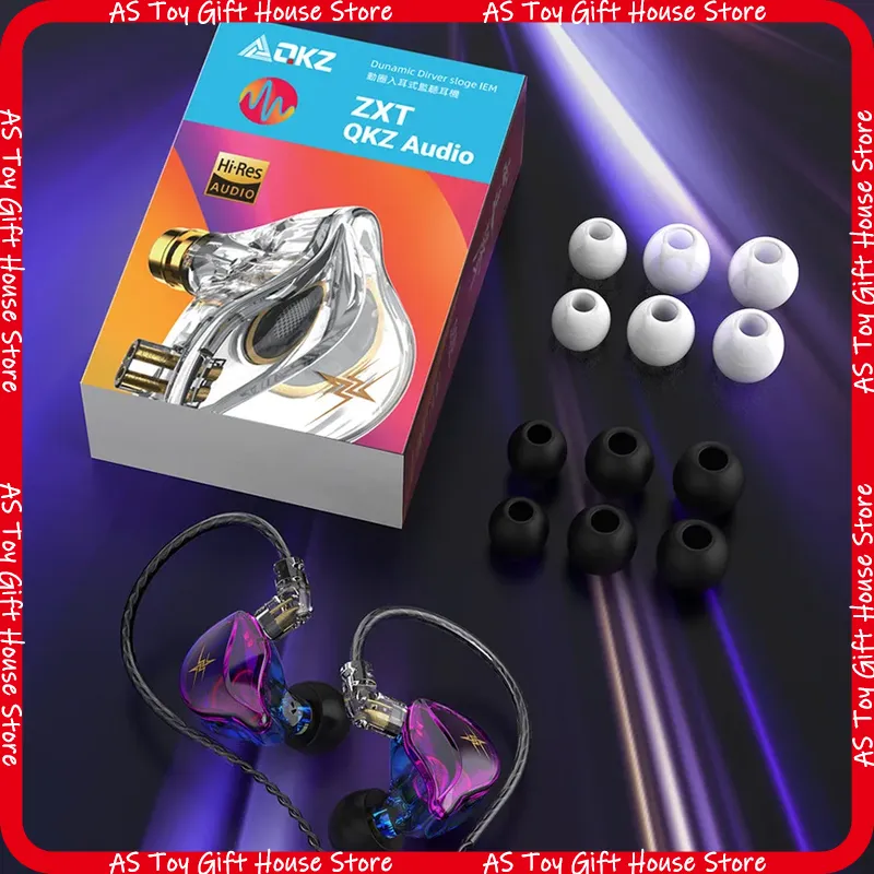 QKZ ZXT In Ear Wired Headphone - Wired Earphone Mic 评论和价格